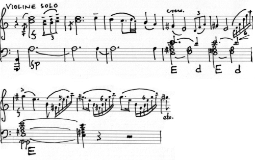 Anfang des Dvorak-Violinkonzertes (ab Takt 7 bis Takt 13) - Ms. Jan Reichow